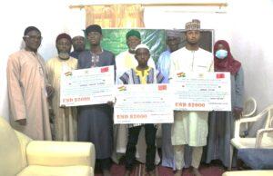 KING MOHAMMED FOUNDATION OF AFRICAN OULEMA PRESENTS $6000 (DOLLARS) CASH PRIZE TO THREE GHANAIANS.