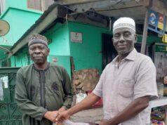 FORMER PRESIDENT JOHN DRAMANI MAHAMA DONATES BAGS OF RICE TO THE MANAGEMENT OF MARHABA MEDIA LIMITED AHEAD OF THE EID-UL-FITR CELEBRATION