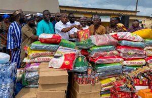 Afro Arab, Marhaba Fm and Co supports flood victims in Mepe