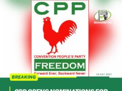 CPP opens nominations for presidential primaries