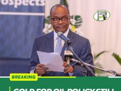 GOLD FOR OIL POLICY STILL ON TRACK – BOG
