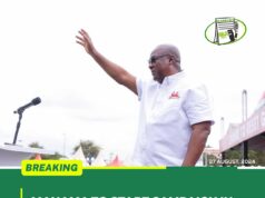 MAHAMA TO START CAMPAIGN IN THE GREATER ACCRA REGION TODAY
