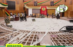 PARLIAMENT RELOCATES TO ACCRA INTERNATIONAL CONFERENCE CENTRE UNTIL CHAMBER RENOVATION WORKS COMPLETE