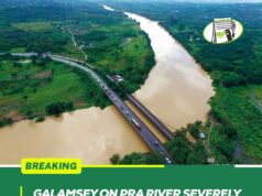 GALAMSEY ON PRA RIVER SEVERELY AFFECTS WATER SUPPLY IN CENTRAL REGION – GWCL WARNS