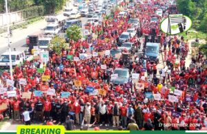 NDC stages nationwide ‘Enough is Enough’ protest against EC