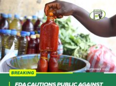 FDA CAUTIONS PUBLIC AGAINST CONSUMPTION OF PALM OIL CONTAMINATED WITH SUDAN DYE