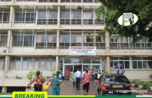 Elevator at Korle Bu Surgical Department fixed