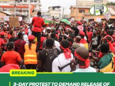3-DAY PROTEST TO DEMAND RELEASE OF ANTI-GALAMSEY PROTESTERS SET FOR THURSDAY