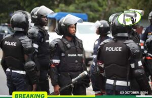 POLICE ASSURES OF READINESS TO ENSURE ORDER DURING OCTOBER 3 TO 5 DEMO IN ACCRA