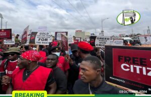 HUNDREDS TURN UP FOR DAY ONE OF ‘CITIZENS AGAINST GALAMSEY’ DEMO