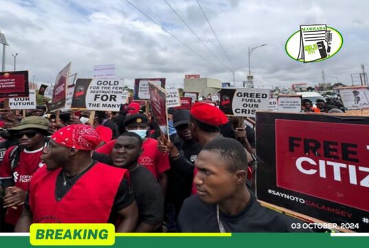 HUNDREDS TURN UP FOR DAY ONE OF ‘CITIZENS AGAINST GALAMSEY’ DEMO