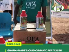 Ghana-made liquid organic fertiliser OFA’s big social & environmental benefits recognised in Commonwealth book launch