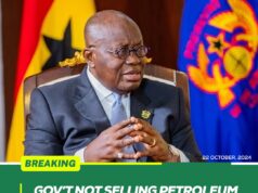 Gov’t not selling petroleum agreements to foreigners — President
