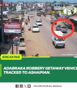 Adabraka Robbery Getaway Vehicle Tracked To Ashaiman