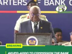 Akufo-Addo To Commission The Bank Square, Headquarters Of Bank Of Ghana Today
