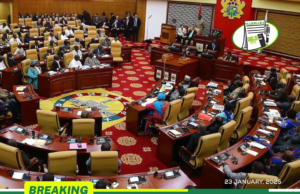 NPP MPs Protest in Parliament Over Post-Election Violence