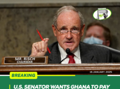 U.S. Senator Calls for Ghana to Use IMF Funds to Pay Debts