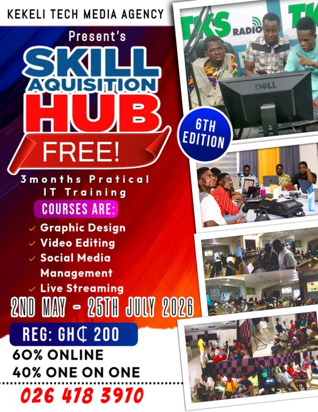 Transforming Africa’s Digital Future: Kekeli Emmanuel Launches Free 3-Month Media & Digital Skills Training, Inviting Partners and Investors to Scale Impact